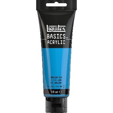 Winsor & Newton, Künstlerfarbe + Bastelfarbe, Basics 118ml Brilliant Blue 570 (Brilliant Blue)