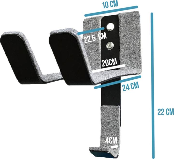 Actual product image 9WS Support mural paddle + frame