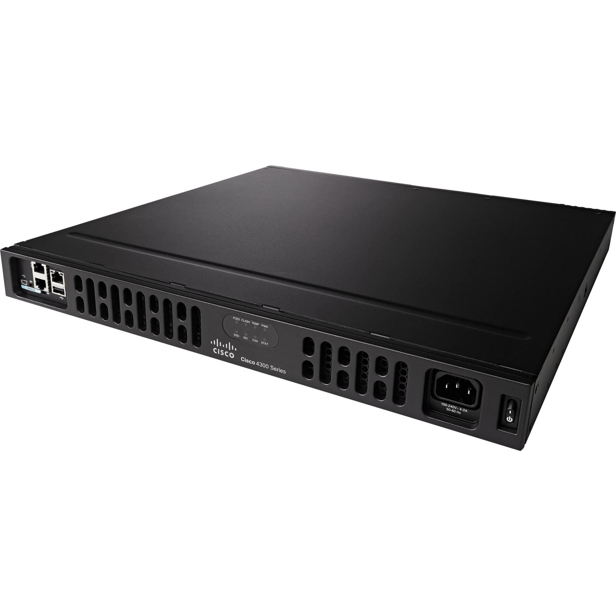 Cisco ISR 4331 AX BUNDLE, Router, Schwarz