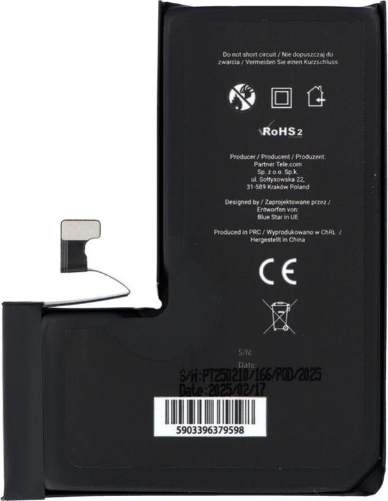 Image du produit BlueStar Battery Blue Star BLUE STAR HQ battery for IPHONE 15 Pro 3274 mAh