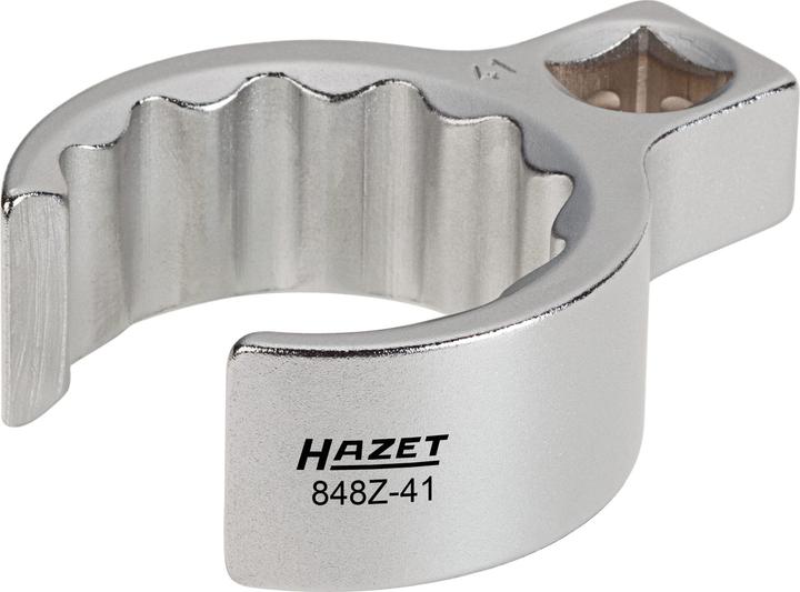 Produktbild HAZET Ringschlüssel ∙ Doppelsechskant ∙ offen 848Z-36 ∙ Vierkant12,5 mm (1/2 Zoll) ∙ Aussen Doppel-S… (21 mm)