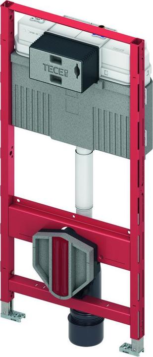 TECE TECEprofil WC-Modul, mit Uni-Spülkästen, integrierte Hygienespülfunktion, Kaltwasser, Bauhöhe 11