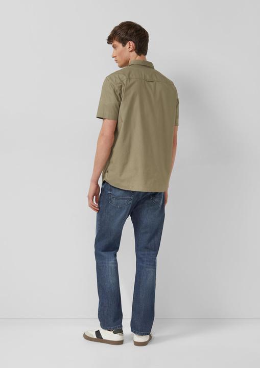 Immagine prodotto s.Oliver Regular Fit: Leichtes Kurzarmhemd aus Baumwolle mit Brusttasche (M)