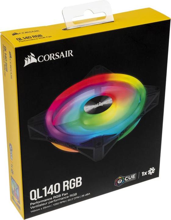 Produktbild Corsair iCUE QL140 RGB (140 mm, 1 x)