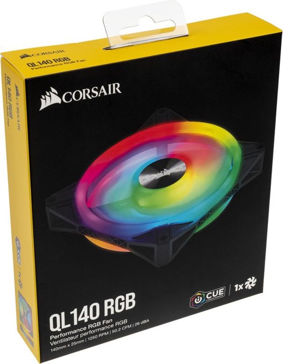 Produktbild Corsair iCUE QL140 RGB (140 mm, 1 x)