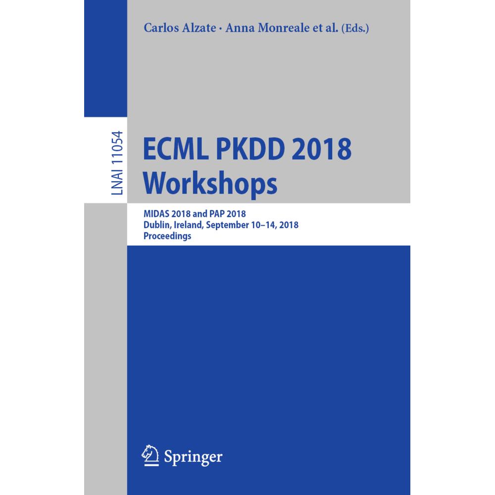 ECML PKDD 2018 Workshops, Fachbücher