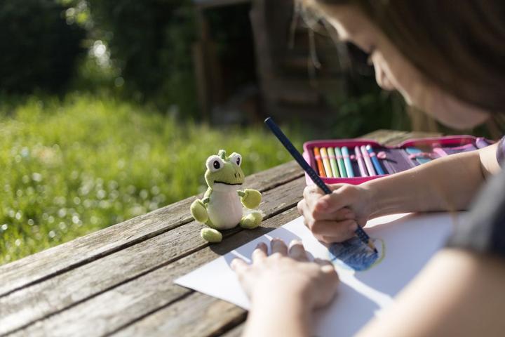 Actual product image Schaffer -Frog pendant "Quark