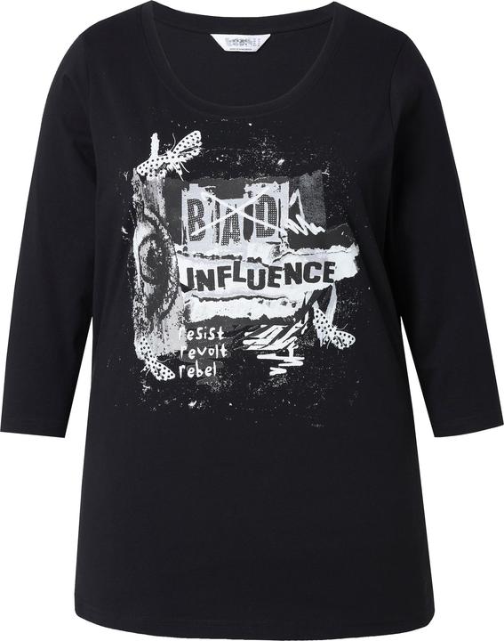 Produktbild Angel of Style T-Shirt, Classic Fit, Collagen-Druck, 3/4-Ärmel (48)