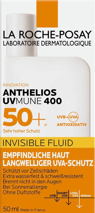 Produktbild La Roche Posay Anthelios UV Mune 400 (Sonnencreme Gesicht, SPF 50+, 50 ml, 49 g)