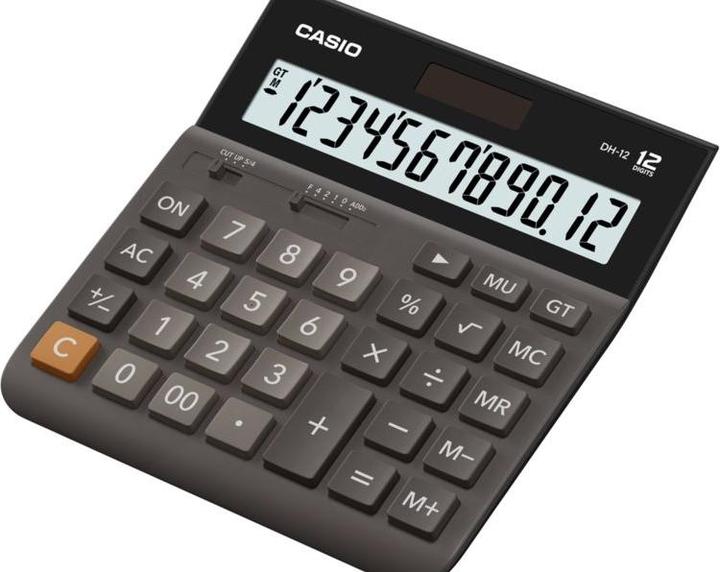 Casio MS-20UC-WE Bureaurekenmachine - 12 Cijfers, Groot Display, Belastingberekening | Compact En Betrouwbaar
