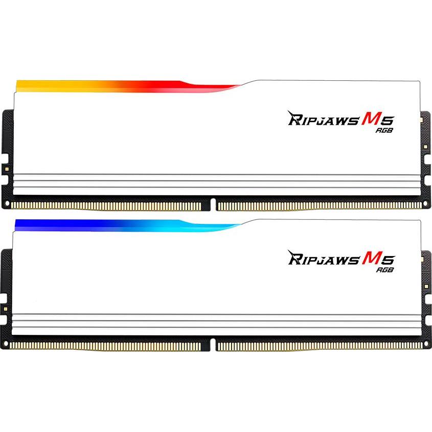 G.Skill DDR5 48GB PC 6000 CL30 (2x24GB) 30-M5 RGB RM5RW (2 x 24GB, 6000 MHz, DDR5-RAM, DIMM), RAM, Mehrfarbig