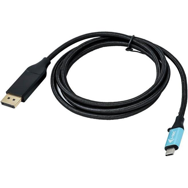 Thumbnail - i-tec USB Typ C — DisplayPort (USB Typ-C, 150 cm), Data + Video Adapter, Schwarz