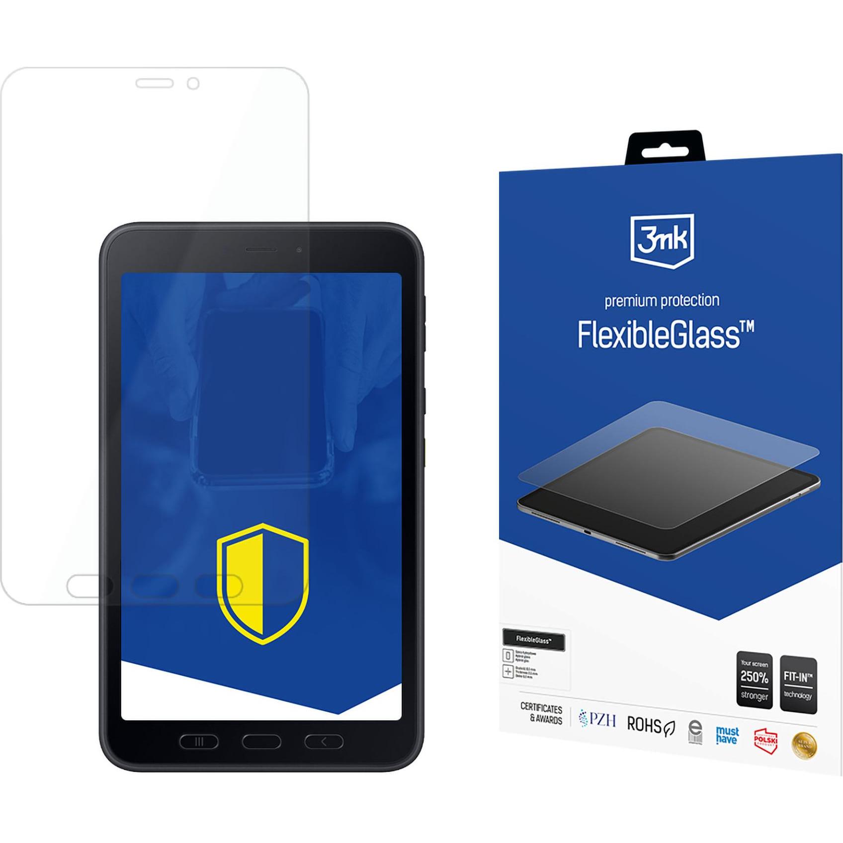 3MK Samsung Galaxy Tab Active 5 - up to 8.3" FlexibleGlass (1 Stück, Galaxy Tab Active 5), Tablet Schutzfolie
