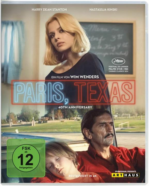 Actual product image Paris, Texas - 40th Anniversary Edition (Blu-ray, 1984, German, English)