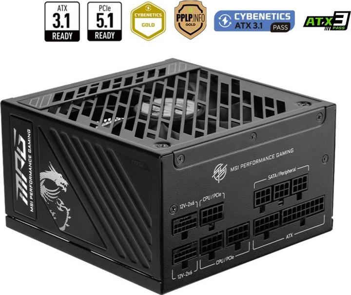 Actual product image MSI MPG A850GS (850 W)