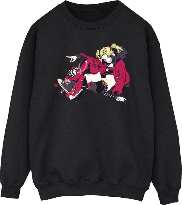 Produktbild Harley Quinn Rollerskates Baumwolle Sweatshirt (L)