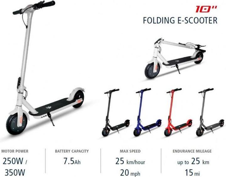 Actual product image Maserati MC-ES10-W 10 (25 km/h, 25 km, 250 W)