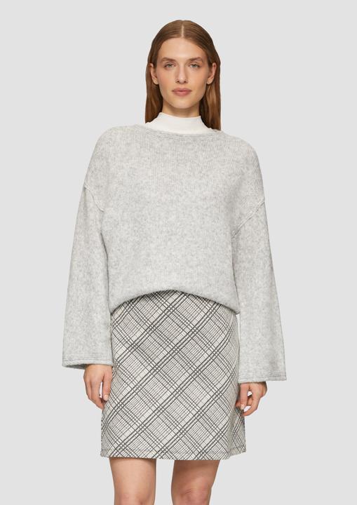 Produktbild S.Oliver Strickpullover Strickpullover mit weiten Ärmeln im Relaxed Fit (40)