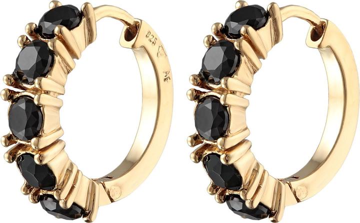 Immagine prodotto Elli Orecchini Creoli Cristalli Eleganti Argento 925 (Cristallo di vetro, Argento 925)