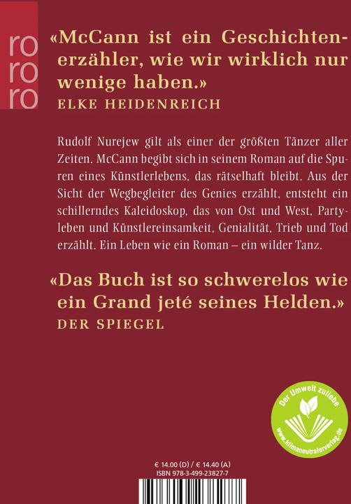 Produktbild Der Tänzer (Deutsch, Colum McCann, 2004)