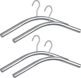 Actual product image Wenko 4 Dry hangers silver (4x)