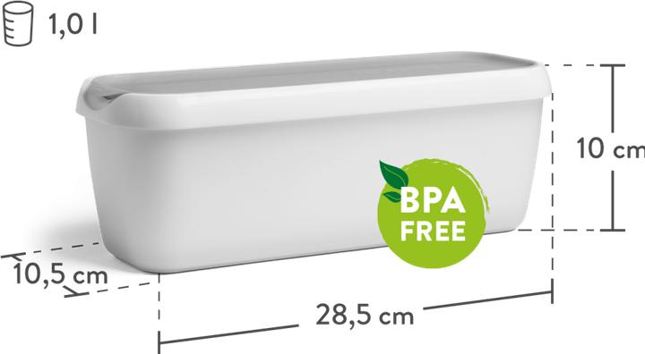 Image du produit Springlane Bac à glace pour crème glacée (1L)