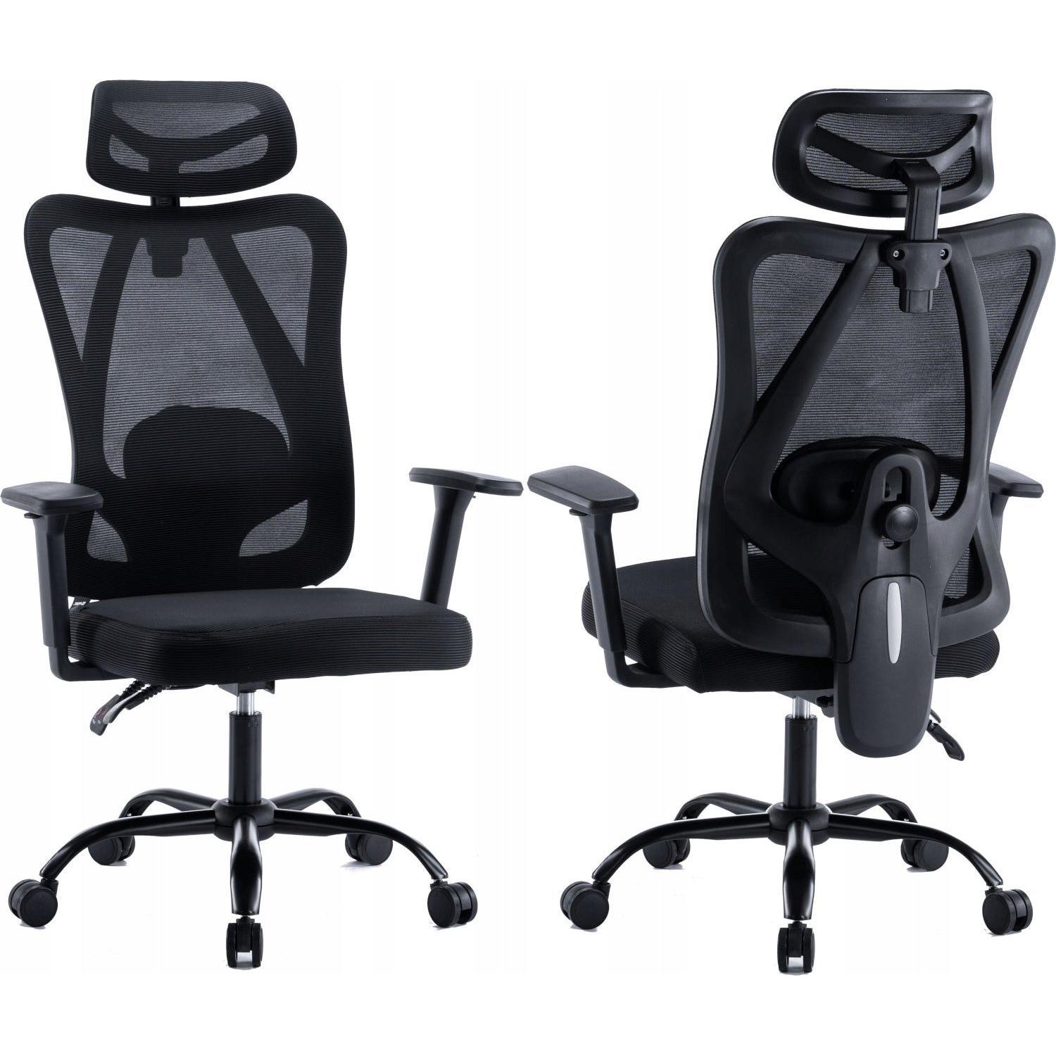 Mozo Mozos ERGO-X Czarne, Sedia gaming, Nero