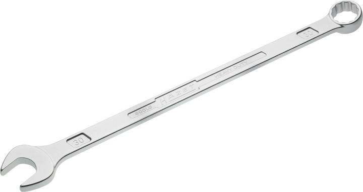 Actual product image HAZET Combination wrench ∙ extra long ∙ slim design 600LG-30 ∙ Outside 12-point traction profile ∙ … (30 mm)