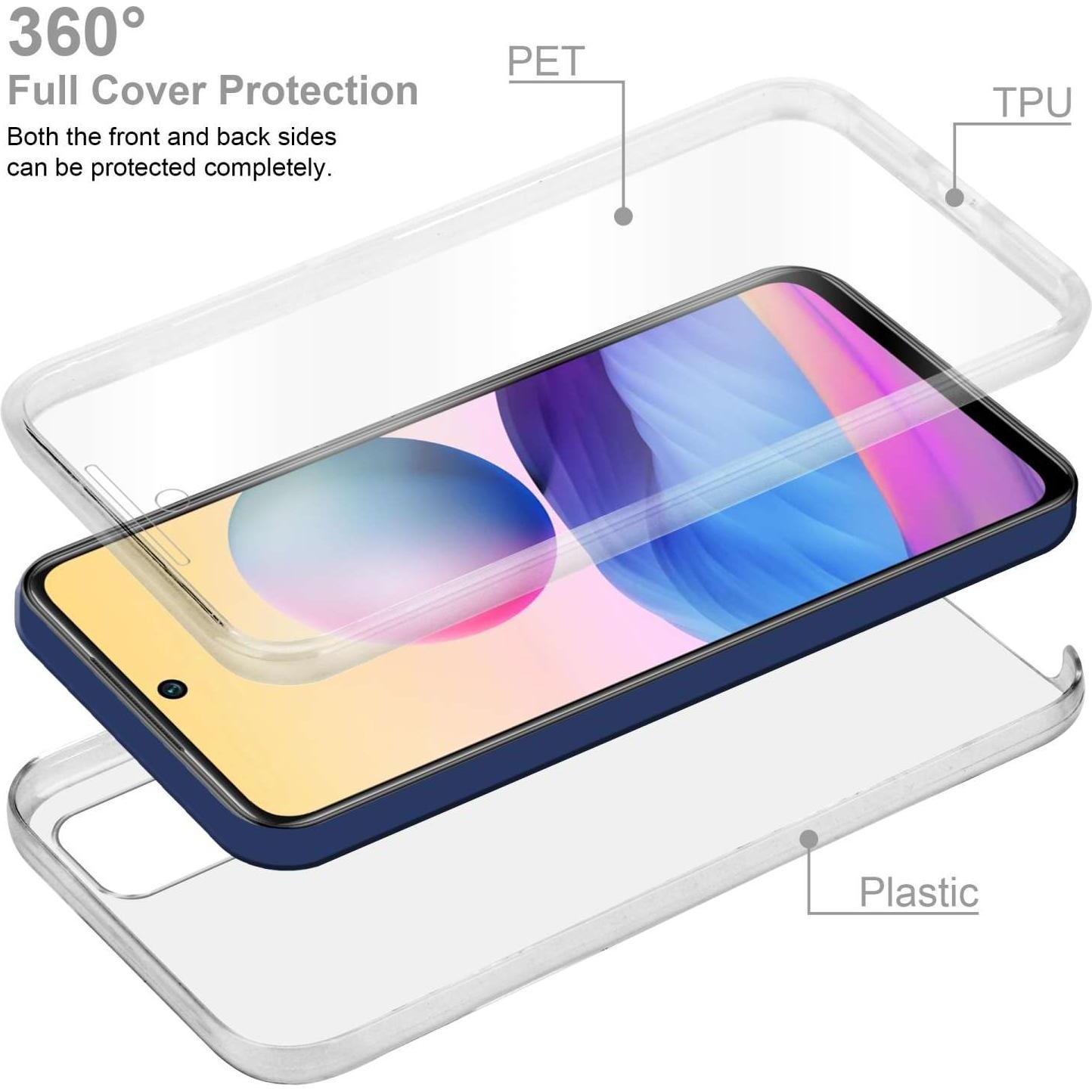 Thumbnail - Cadorabo TPU 360 Grad Hülle für Xiaomi RedMi NOTE 10 5G / POCO M3 PRO 5G (Xiaomi Poco M3 Pro 5G, Xiaomi Redmi Note 10 5G...