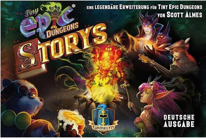Actual product image Asmodée GAMD0004 - Tiny Epic Dungeons - Stories, for 1-4 players, ages 14+ (DE expansion) (German)