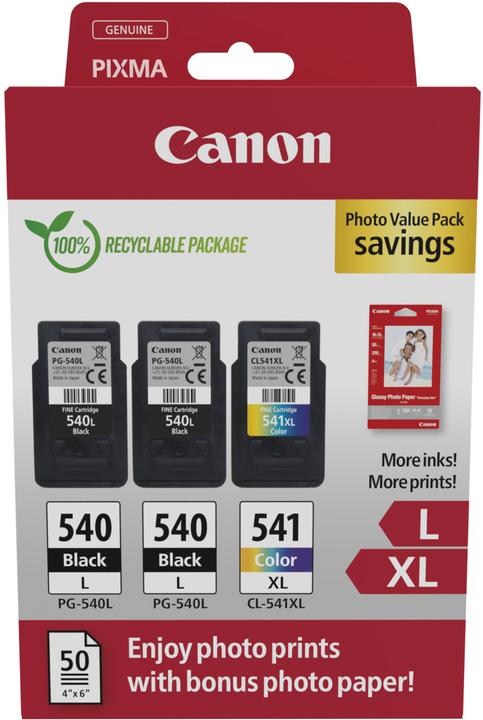 Produktbild Canon PG-540Lx2/CL-541XL (M, C, Y, BK)