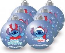 Image du produit NoName STITCH - Bleu - Pack 6 Boules de Noël - 8 cm (6x)