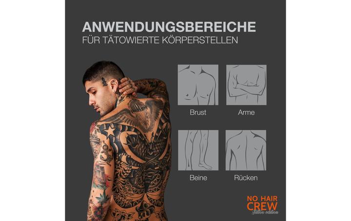 Produktbild No Hair Crew Enthaarungscrème Tattoo Edition 150 ml (150 ml, 1 x)