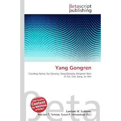 Yang Gongren, Fachbücher von Miriam T. Timpledon, Lambert M. Surhone, Susan F. Marseken