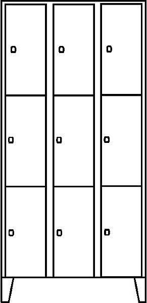 Actual product image Wolf Locker cabinet (90 cm, 185 cm)