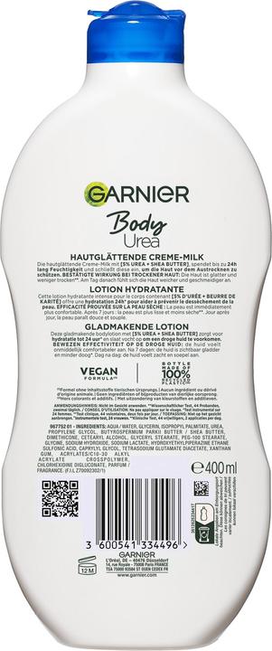 Image du produit Garnier Lait à l'urée pour le corps (Lotion pour le corps, 400 ml)