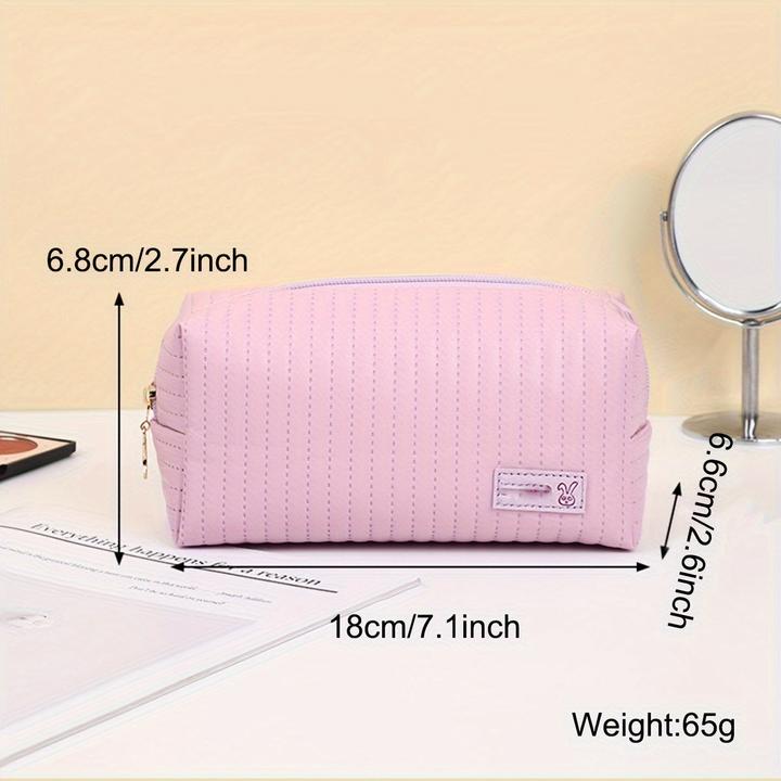 Immagine prodotto Only-Bags.Store Borsa cosmetica 3pcs/set, borsa cosmetica quadrata portatile a grande apertura / design a conchiglia