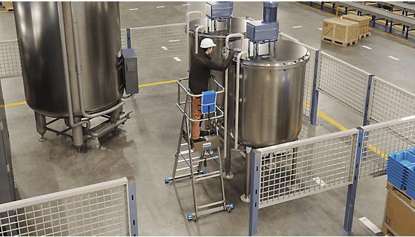 Immagine prodotto Krause Teleskop-Plattformleiter (Scala a pioli, 145 cm)