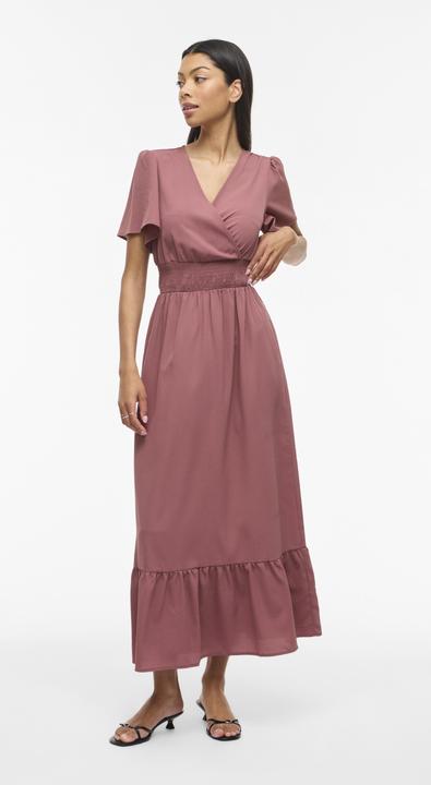 Image du produit Vila VIMATHILDE Kurzärmeliges Maxikleid (36)