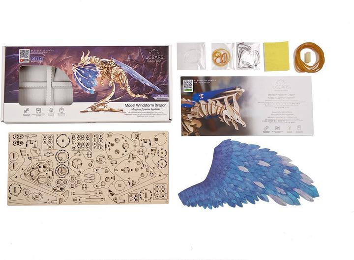 Actual product image Ugears Dragon Windstorm