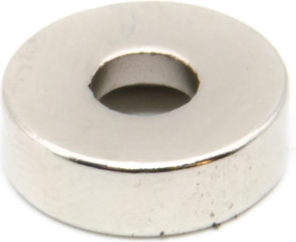 Actual product image Purecrea 12x4mm Neodymium Ring Magnet with Countersink (1 x)