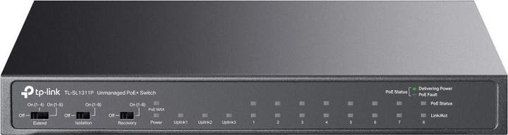 Image du produit TP-Link Commutateur de bureau 8 ports 10/100Mbps + 3 ports Gigabit avec PoE+ 8 ports (11 ports)