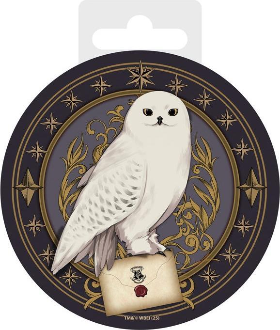 ABYstyle Harry Potter Sottobicchiere: Hedwig 10cm (1x, Dessous de verre)