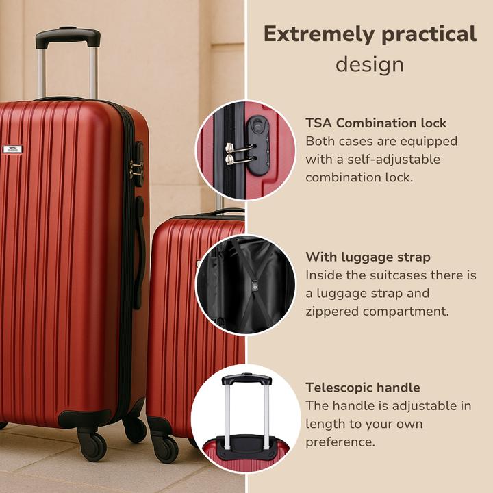 Produktbild Slazenger Trolley Set 18/26" 2pcs Red (71 l)