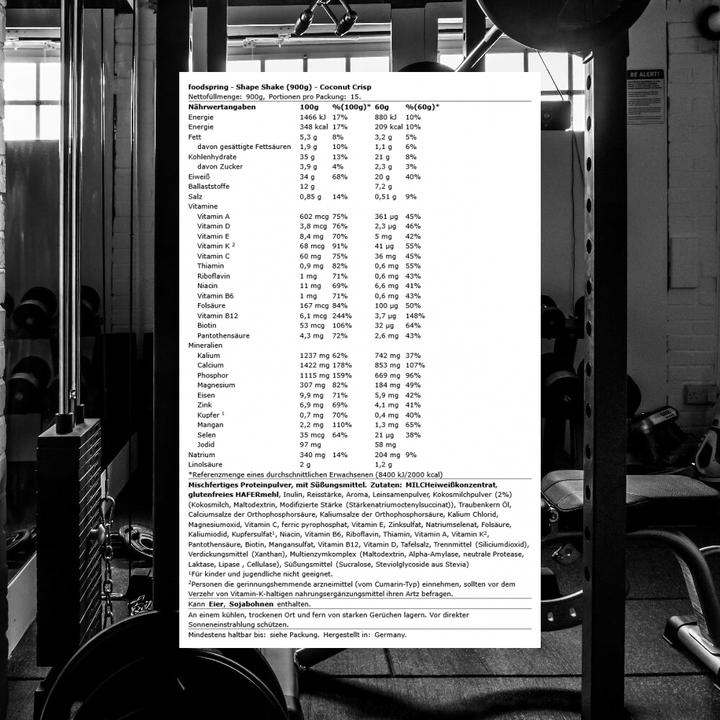 Produktbild Foodspring Shape Shake 2.0 (Cocos Crisp, 1 x, 900 g)