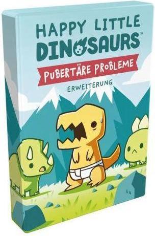Unstable Games Happy Little Dinosaurs - Pubertal Problems, card game, for 2-4 players (German)