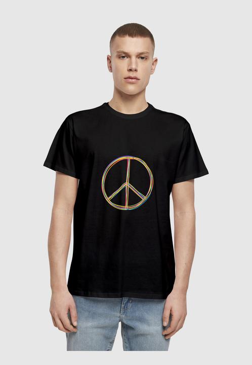 Produktbild Merchcode Peace Multicolor with Basic T-Shirt - 111797 (XS)