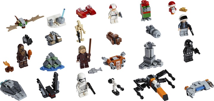 Actual product image LEGO Star Wars advent calendar