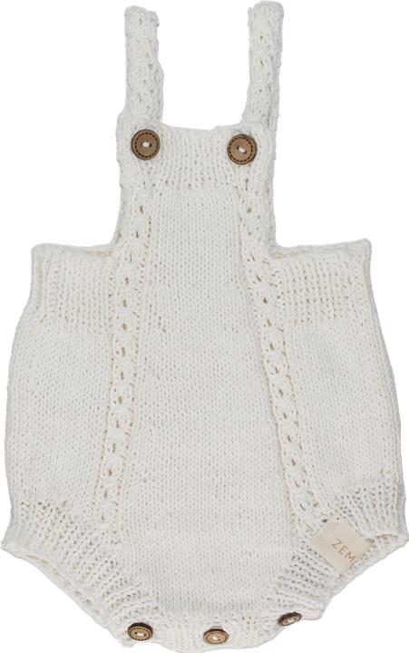 Produktbild Zemabell Premium Strickstrampler mit Zopfmuster (56, 62)