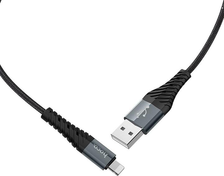 Image du produit Hoco USB-A to Lightning X38 Cool, 18W, 2A, 1m, noir (1 m, USB 3.0)